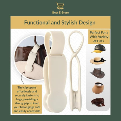 🧲 Strong Magnetic Hat Clip: The Perfect Travel Companion