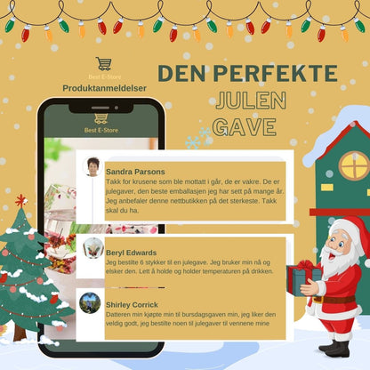 🌼Floral Fusion: Dobbeltveggede Glasskopper