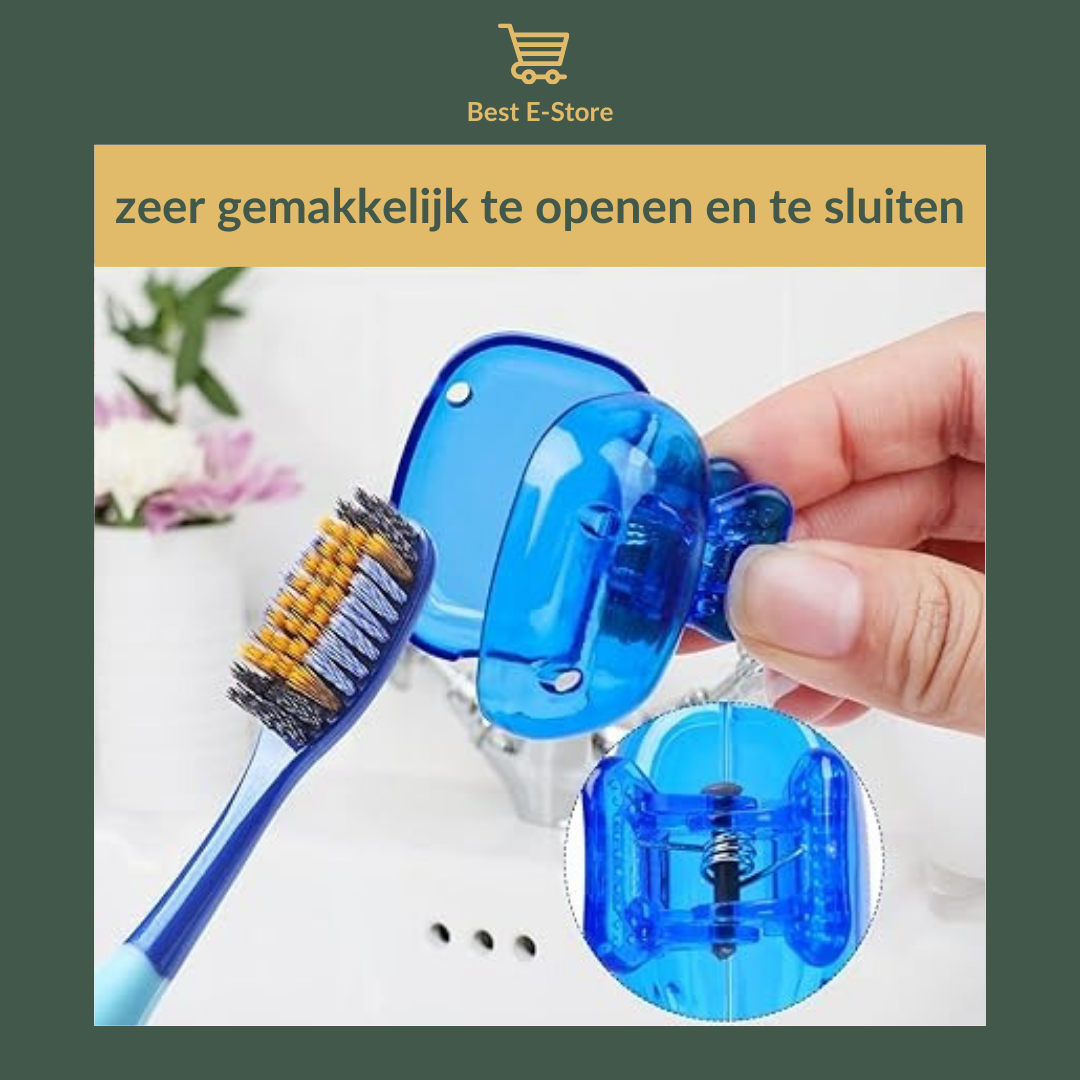 🎒 Draagbare tandenborstelbeschermers: Kleurrijke en hygiënische reisgezel 🌟