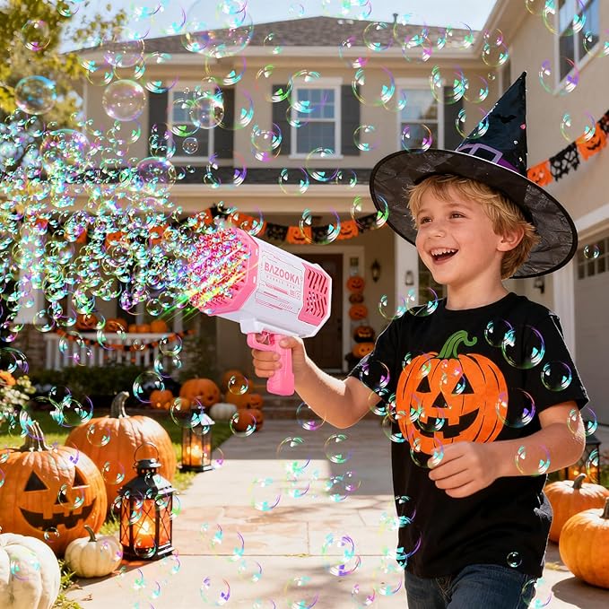 Bubble Machine Guns with light for kids