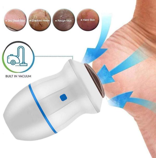 Foot File Electric Pedicure Callus Hard Skin Remover Foot Care Tools, USB Rechargeable Portable Waterproof Pedicure Set