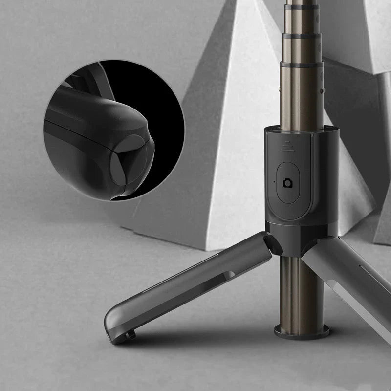 Compatible with Apple, Mini Tripod Selfie Stick Desktop Live Mobile Phone Holder