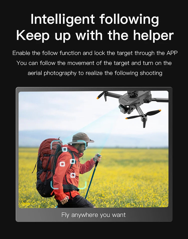 🚁 4K HD Camera Drone – Perfect for Travel, Photography & Gifting 📦 Foldable · Easy to Fly · Long Battery Life【✨ Limited Time Offer: Perfect Gift for Tech Lovers! 🎁】