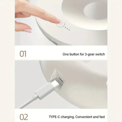 Portable Foldable Fan with Rechargeable Battery