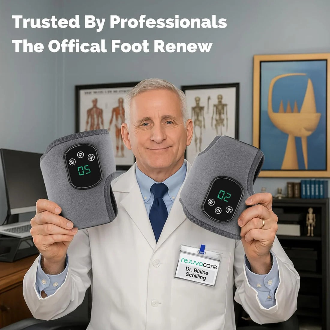 50% OFF🔥 3 in 1 Foot Massager (One Pair)