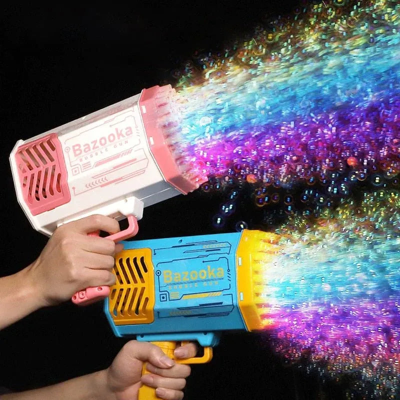 Bubble Machine Guns with light for kids