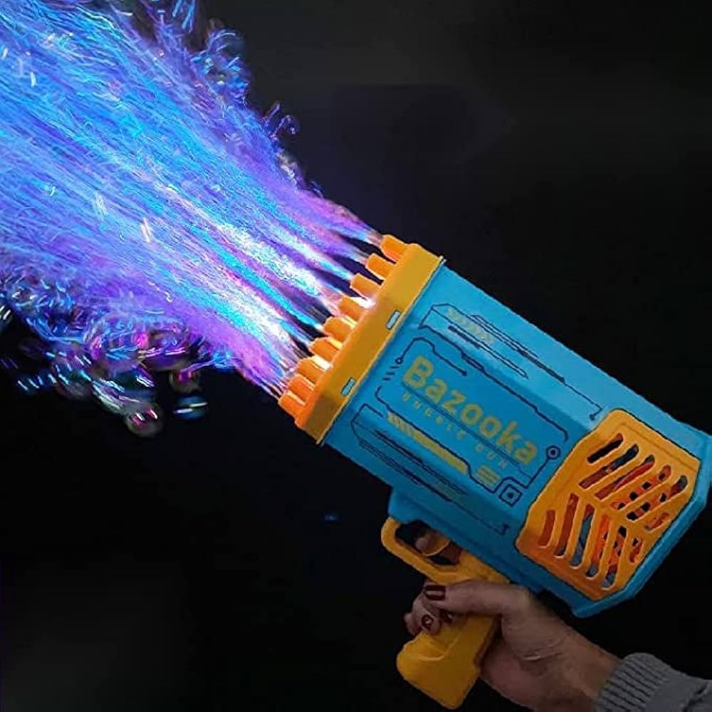 Bubble Machine Guns with light for kids