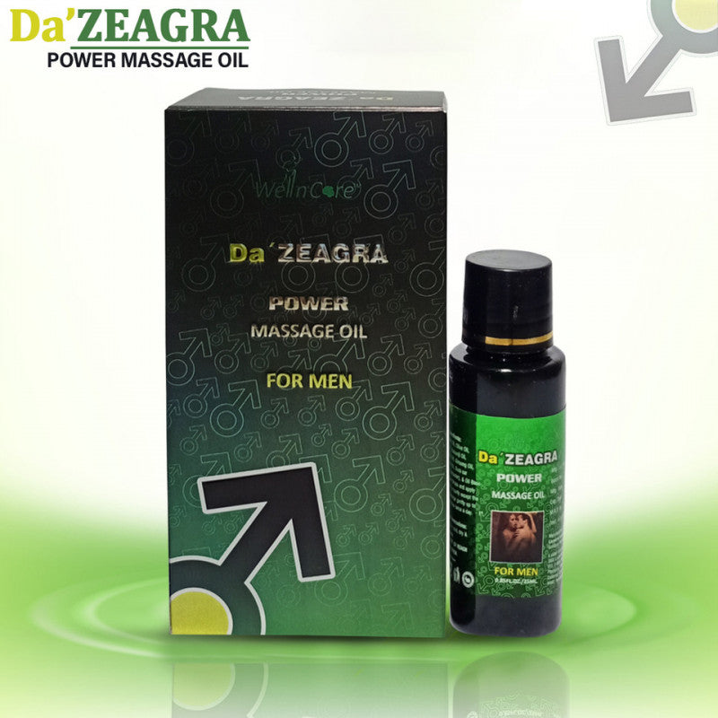 DA ZEAGRA POWER MASSAGE OIL FOR MEN