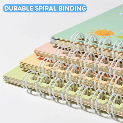 Magic Writing Book- Reusable Handwriting Practice with Disappearing Ink 4pc Set