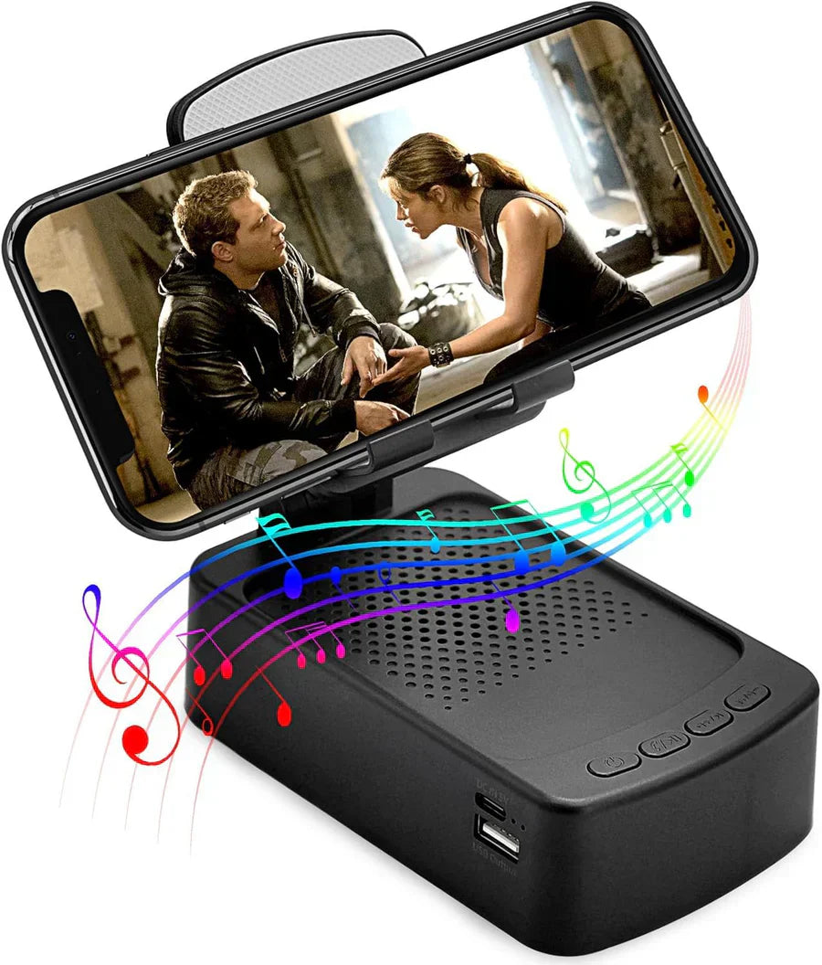 4-in-1 Bluetooth Phone Stand with Speaker & Charger