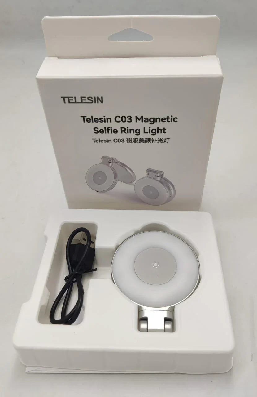 TELESIN - Magnetic Selfie Ring Light