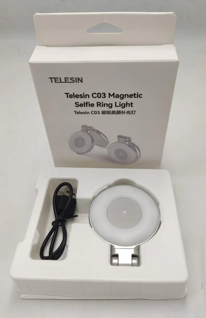 TELESIN - Magnetic Selfie Ring Light