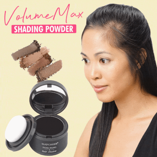VolumeMax Shading Powder,Instant Volumizing Cover Up Powder,Hair Confiance Powder,Root Concealer Root Touch Up Hair Loss Concealer to Cover Up Roots with Puff Touch