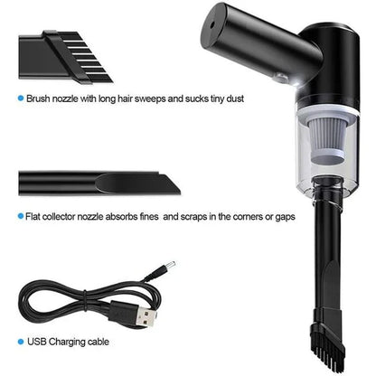 Mini Portable 3 In 1 Powerful Cordless Vacumm Cleaner Duster Blower Air Pump